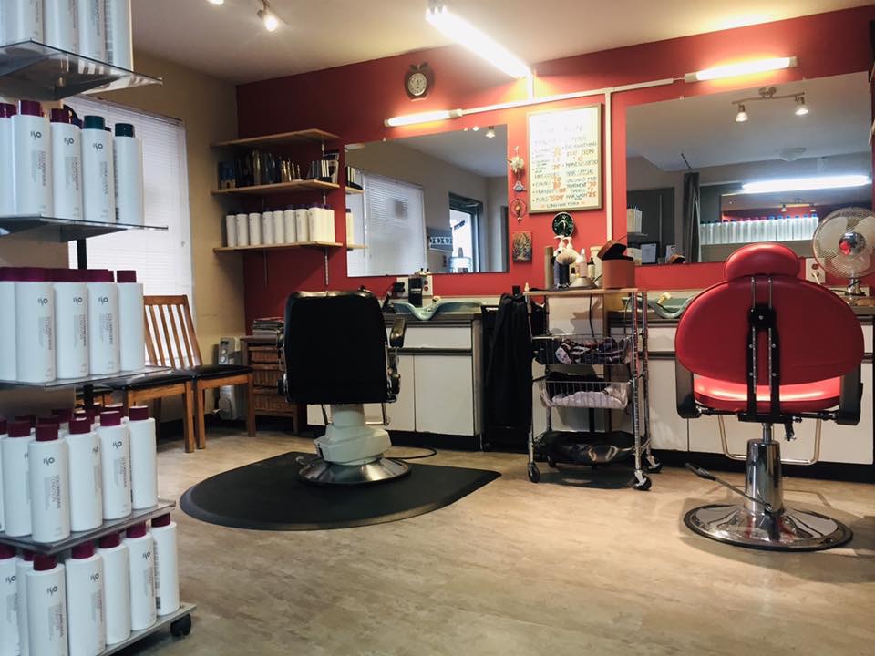 Barber at work — MR.BARBERSHOP downtown Whitehorse